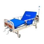 Cama de Hospital Manual De Lujo 2 Manivelas Con Accesorios