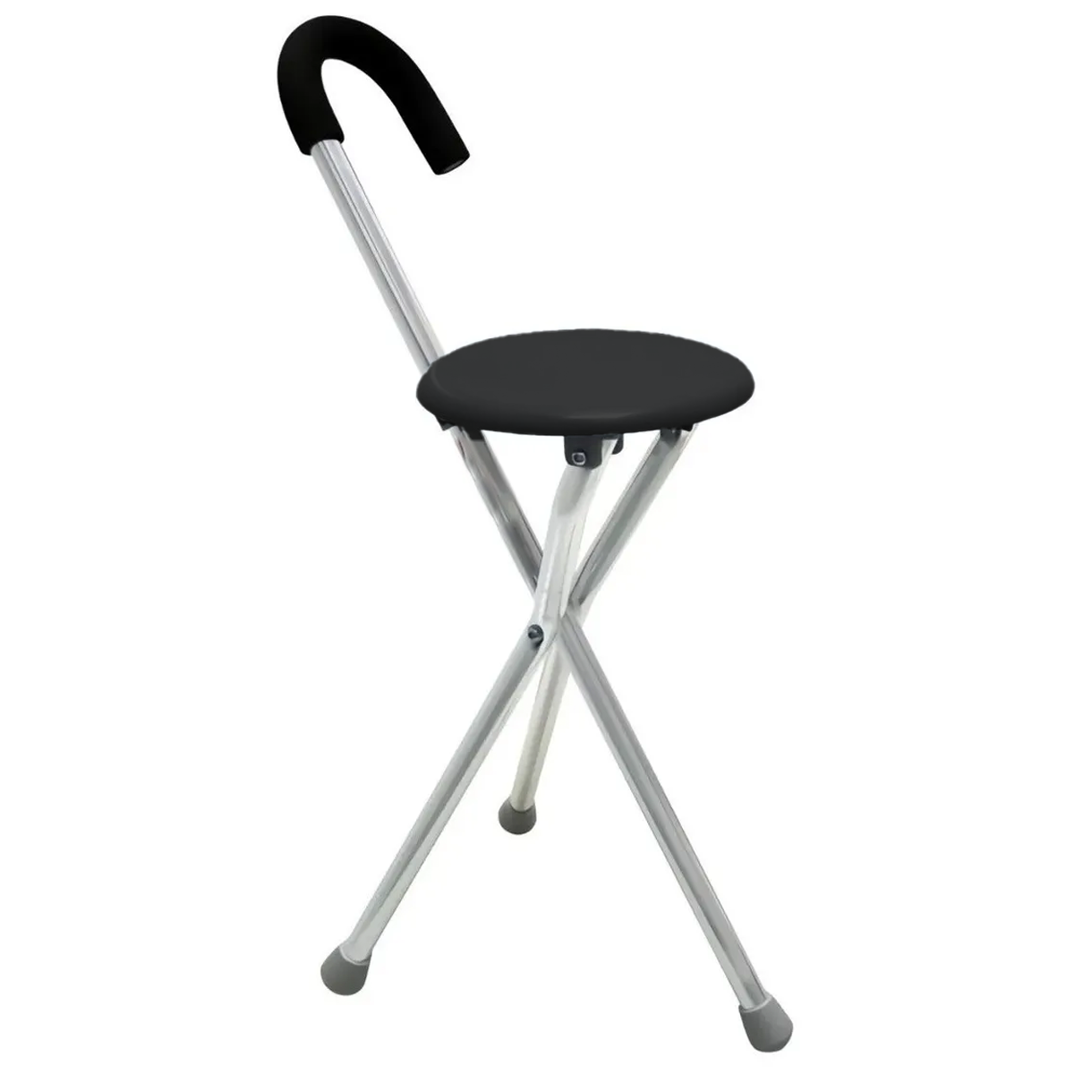Bastón de Aluminio con Asiento Integrado