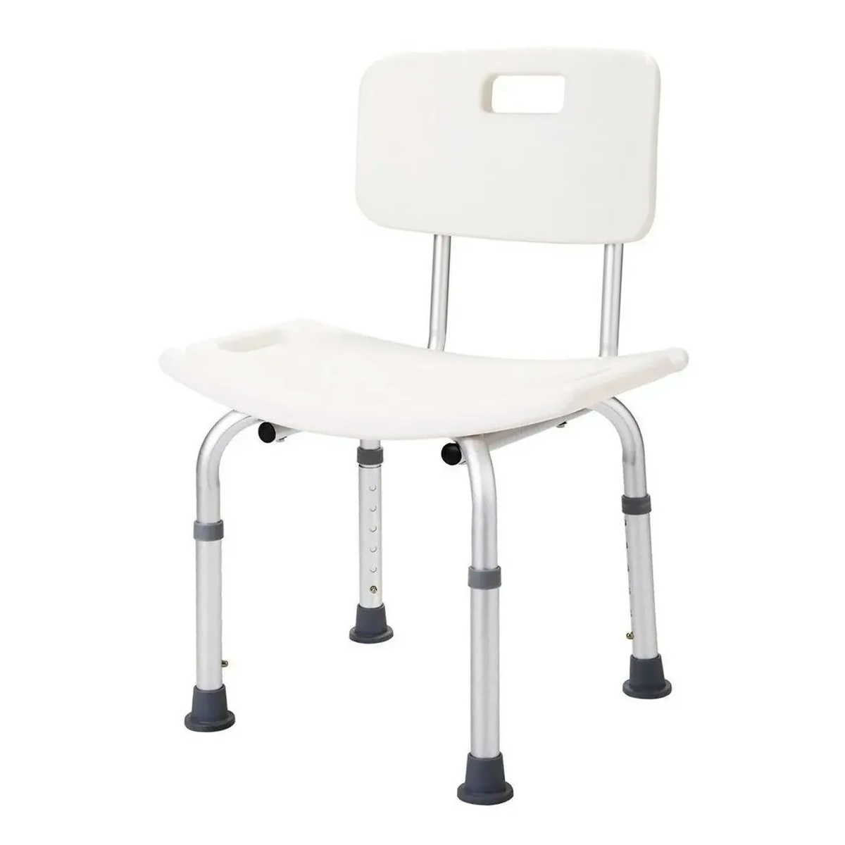 Silla Ducha de Aluminio con Respaldo
